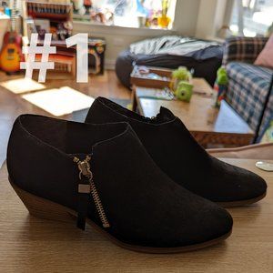 Black Booties Dr. Sholl’s